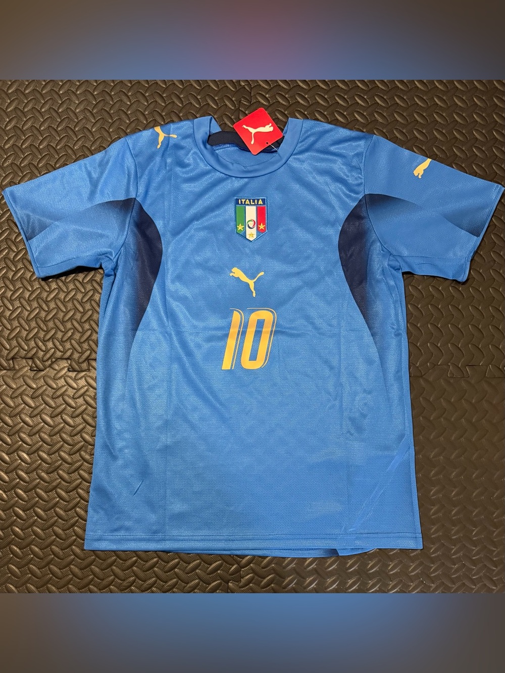 Francesco Totti Italy Home Retro Jersey #10 2006 Worldcup Vintage Style